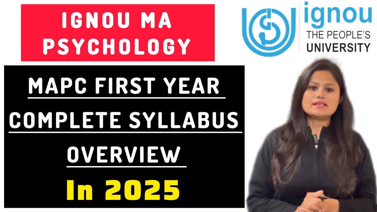 IGNOU MA Psychology Complete Syllabus Overview 2025