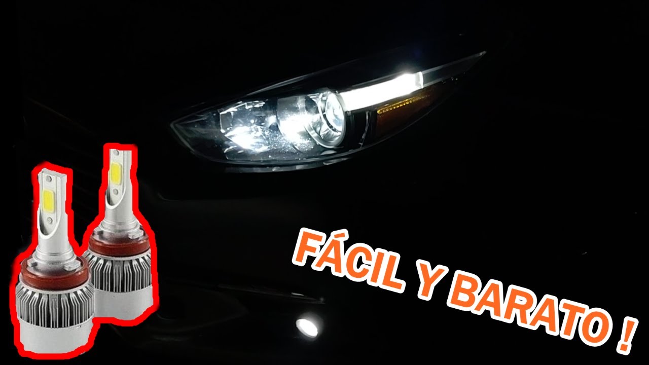 Cómo instalar luces LED en Mazda 3 [FÁCIL!] Bajas / Altas / Cuartos (La forma correcta)
