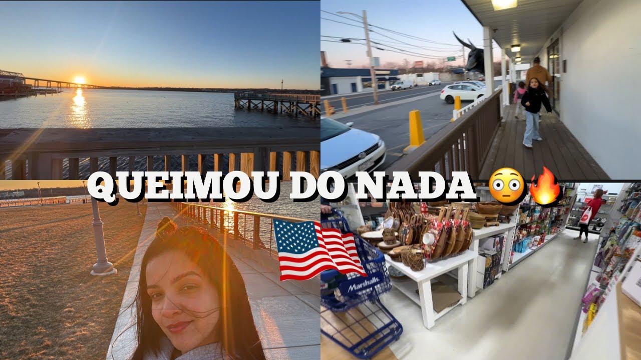 VLOG: NOSSA ROTINA NOS EUA 🇺🇸 + PASSEIO, MARSHALLS 🛍️ E UM IMPREVISTO 😅✨