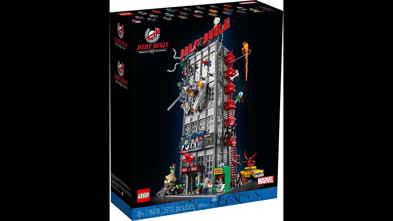LEGO Daily Bugle Set 76178 - Live Build Pt 4