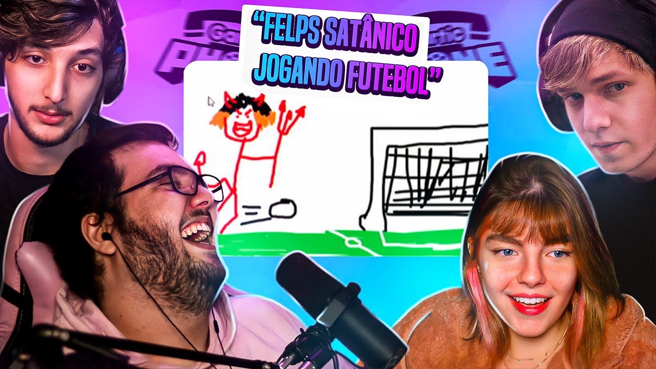 GARTIC PHONE b̶e̶b̶a̶d̶o̶ COM CALANGO, FELPS, GABI CATTUZZO, GOULARTE, TRIZ E BASTET