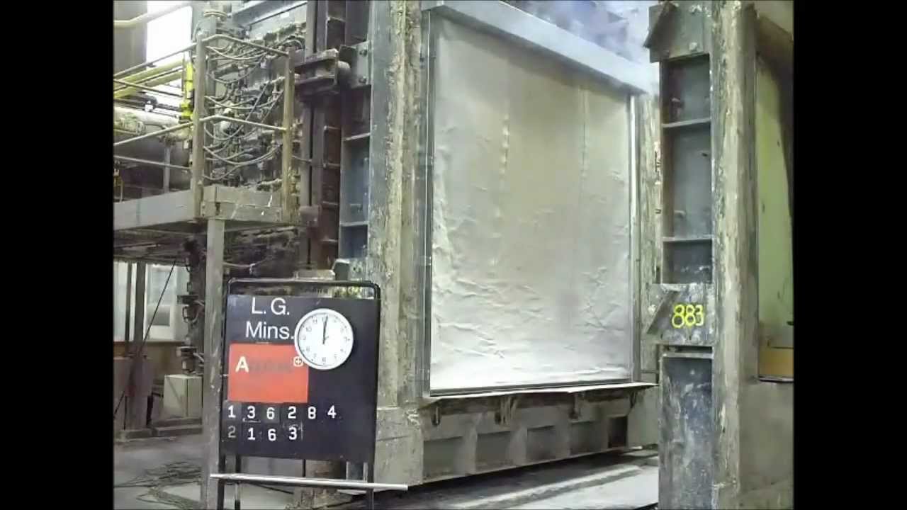 Fire curtain test