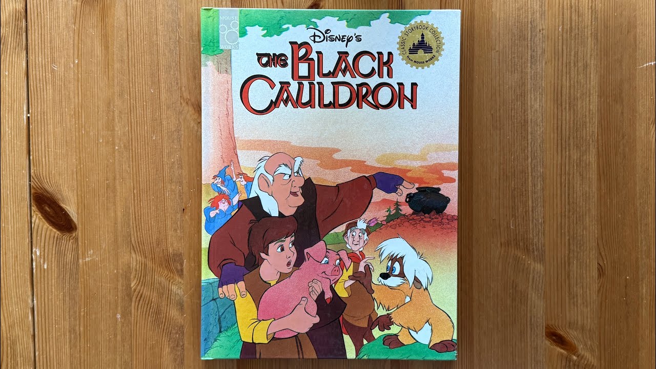 Ash reads Walt Disney's The Black Cauldron