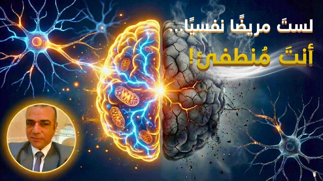 لستَ مريضًا نفسيًا… أنت مُنطفئ!السر الخفي للميتوكوندريا وكيف تُعيد تشغيل طاقة دماغك وتشفى في 30 يوم؟