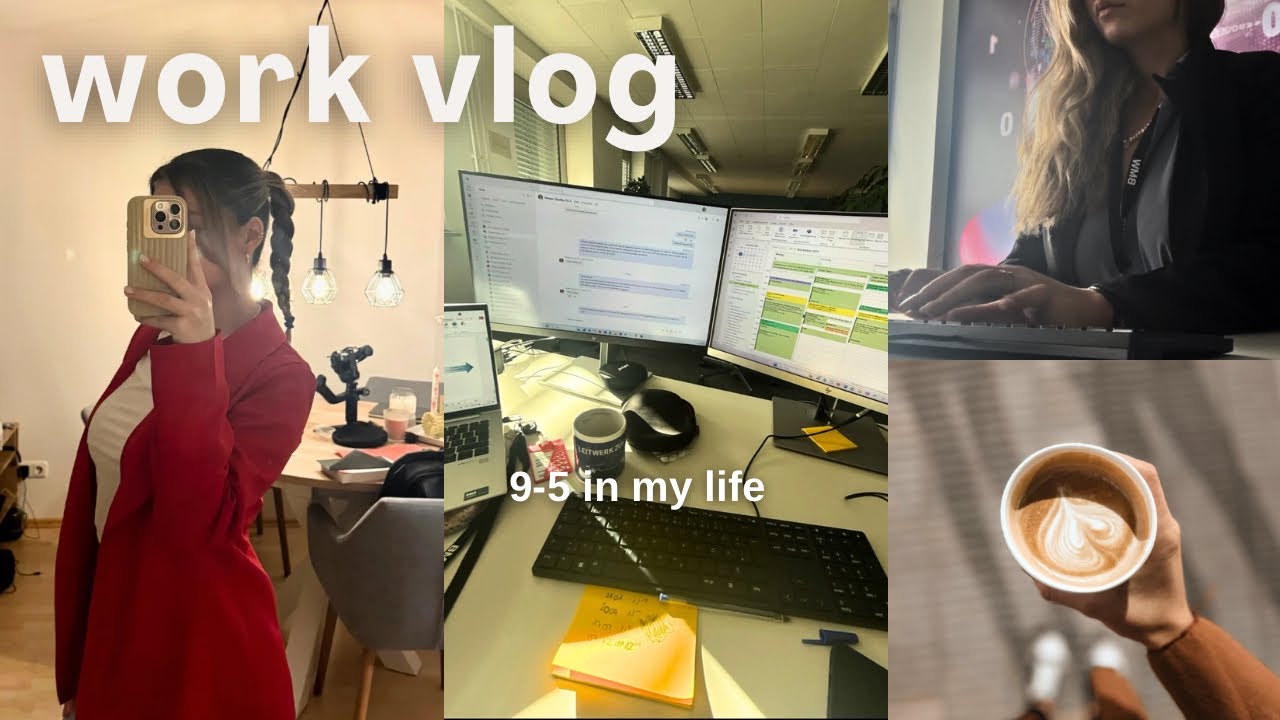 WORK VLOG | 3 Tage im 9-5 Job, Alltag im Büro, Aufgaben, Routine finden & Tanz-Probetraining