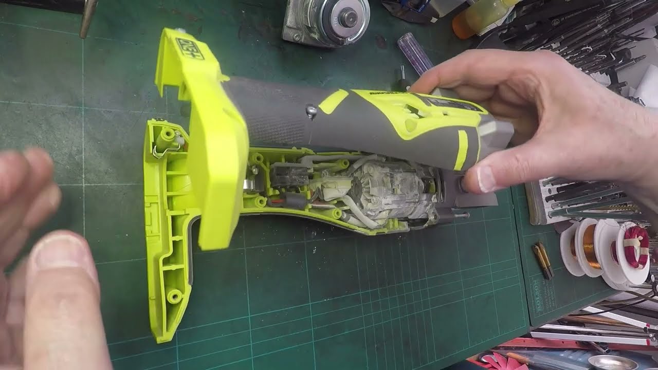 Ryobi 18v Angle grinder repair