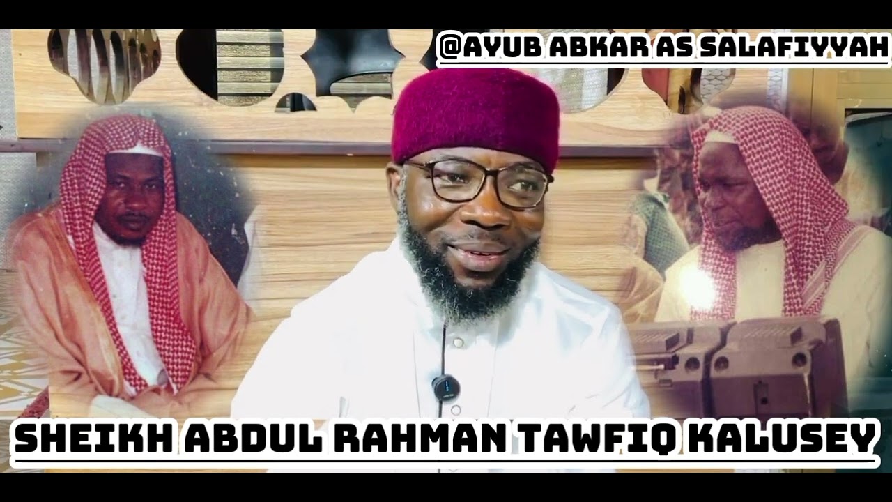 PROF. ABDUL RAHMAN TAWFIQ KALUSEY 🇬🇭 BAYANI AKAN SHEIKH TAWFIQ DA SHEIKH ADAM BAABA DA GASKIYYA SU 🥰