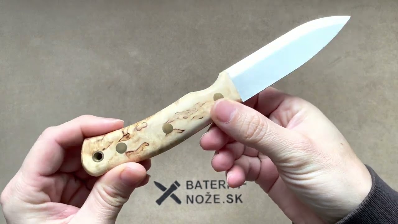 Casstr&ouml;m No 10 Swedish Forest Knife Curly birch with firesteel 13128