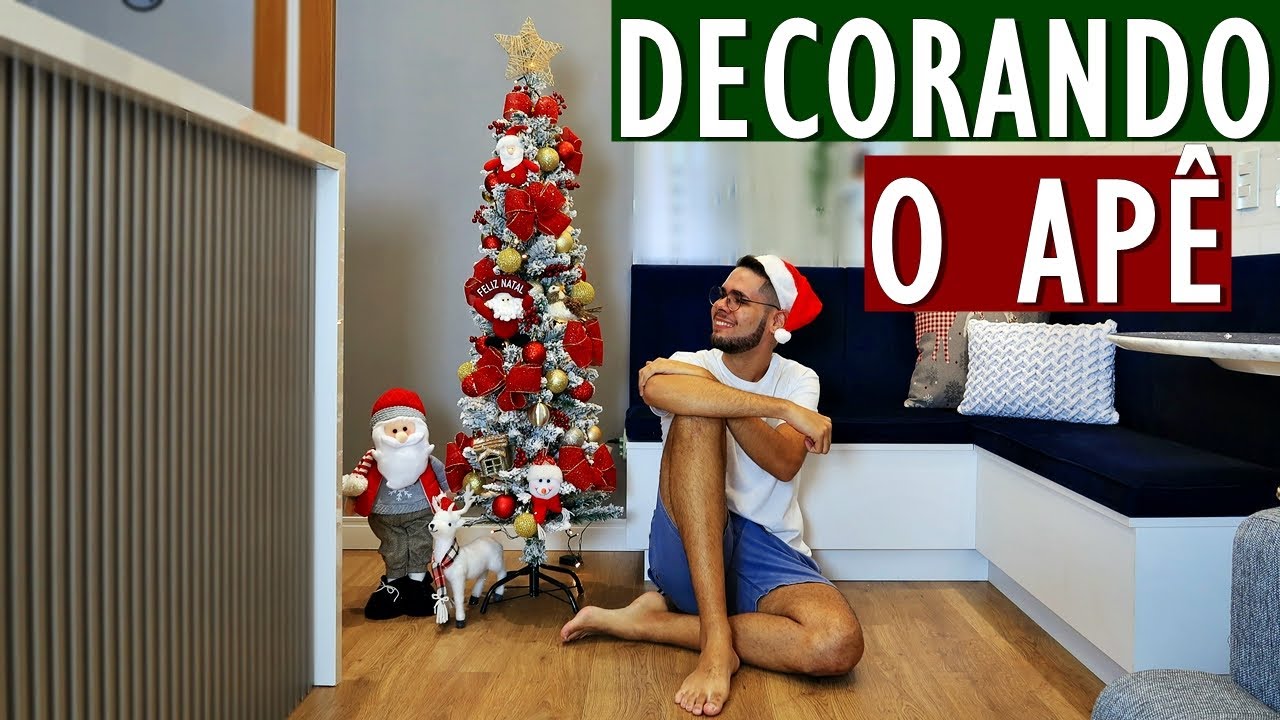 MONTANDO A ÁRVORE DE NATAL | PRIMEIRA DECORAÇÃO DE NATAL DO APÊ