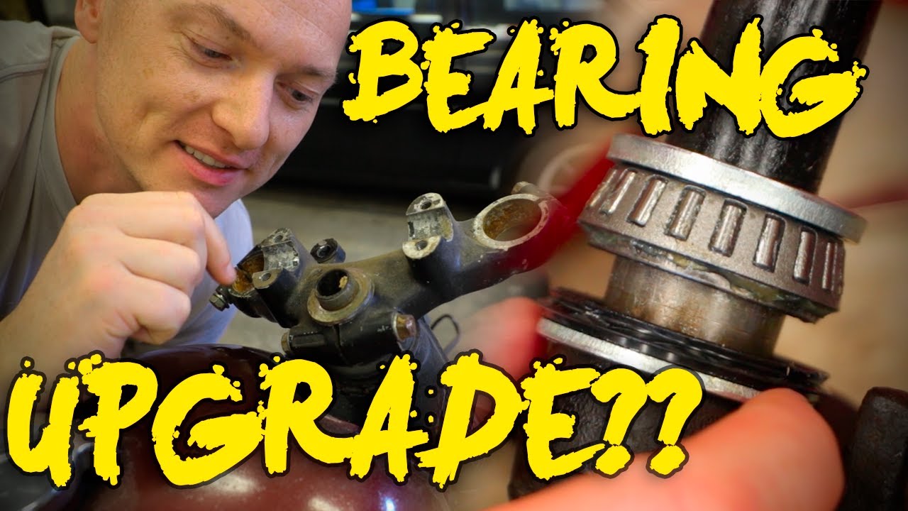 How to Install  CB750 Tapered Steering Bearings **UPGRADE**