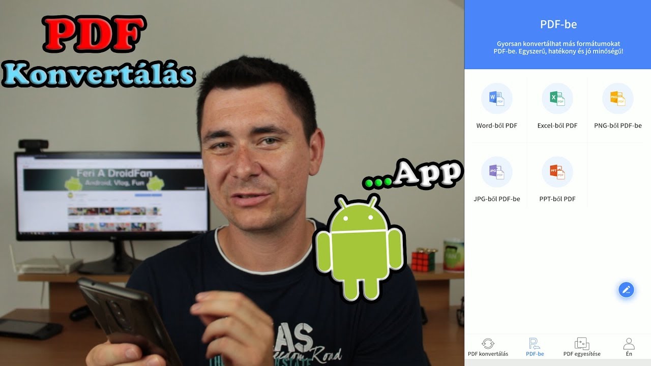 PDF F&aacute;jlok Konvert&aacute;l&aacute;sa Mobilon?!!! #Apowersoft PDF Converter Bemutat&oacute;#