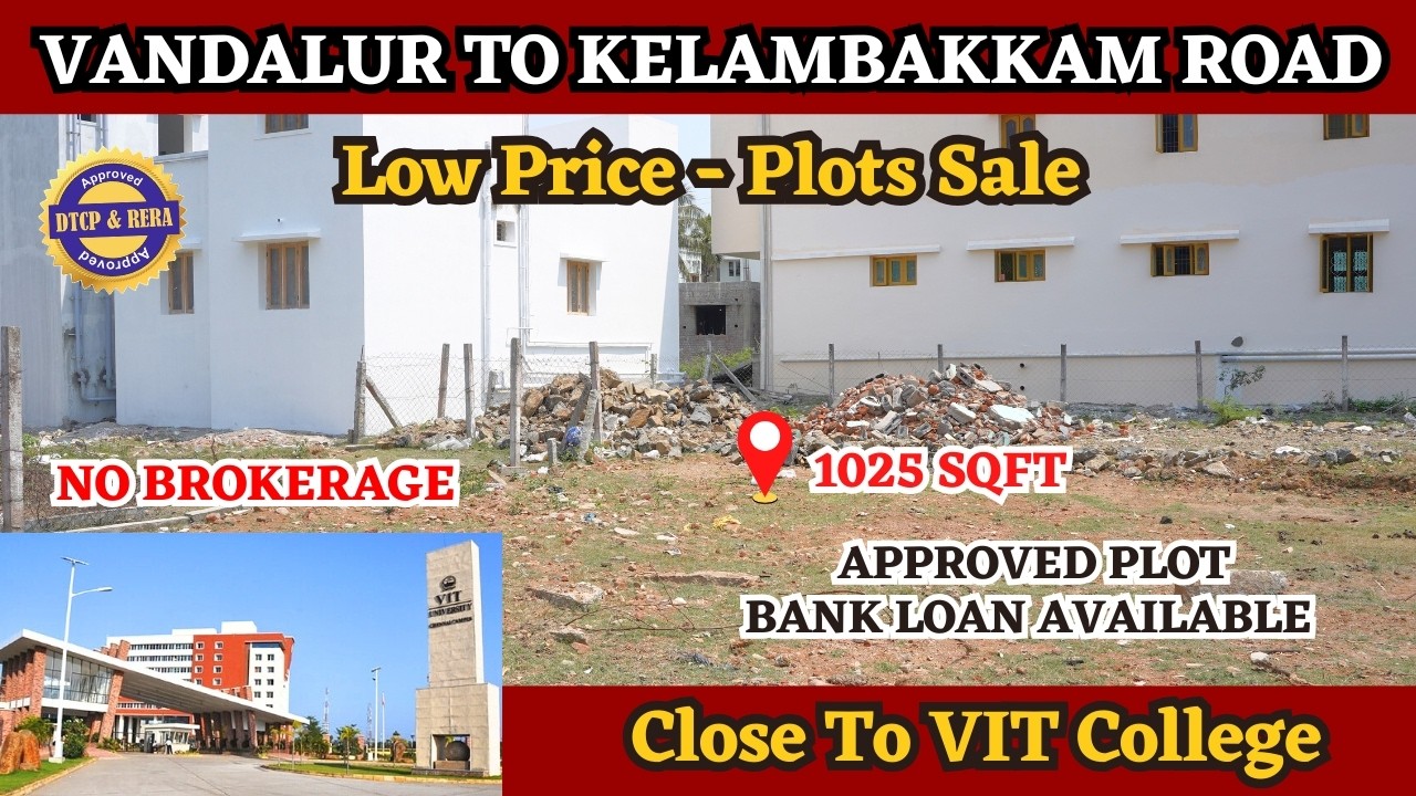 Pudupakkam Siruseri Sipcot Near Plot | pudupakkam plots for sale | pudupakkam land sale #landforsale