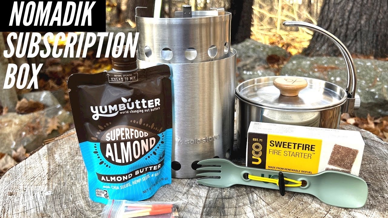 Nomadik Monthly Subscription Box: Camping Solo Stove, Cooking Gear, UCO Sporks, & More