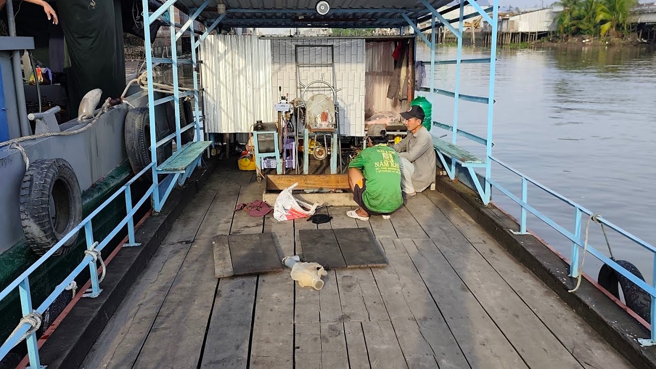 Sửa máy đò yanmar 3JH2 3T82 cao tốc khói trắng 0 có ga đầu mất ga cuối dù đã cân và lắc heo bao khói