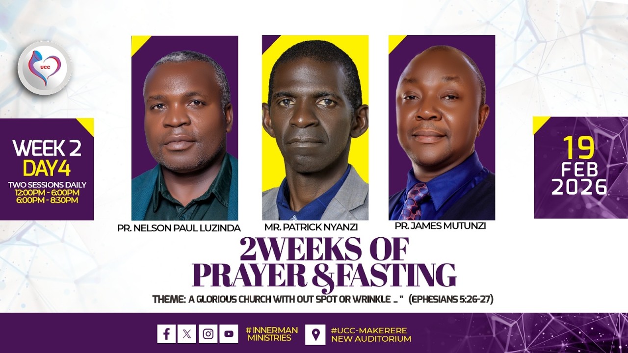 19.02.2026 | PRAYER AND FASTING-DAY 8 | A GLORIOUS CHURCH WITHOUT WRINKLE OR SPOT(EPH 5:26-27) @UCC