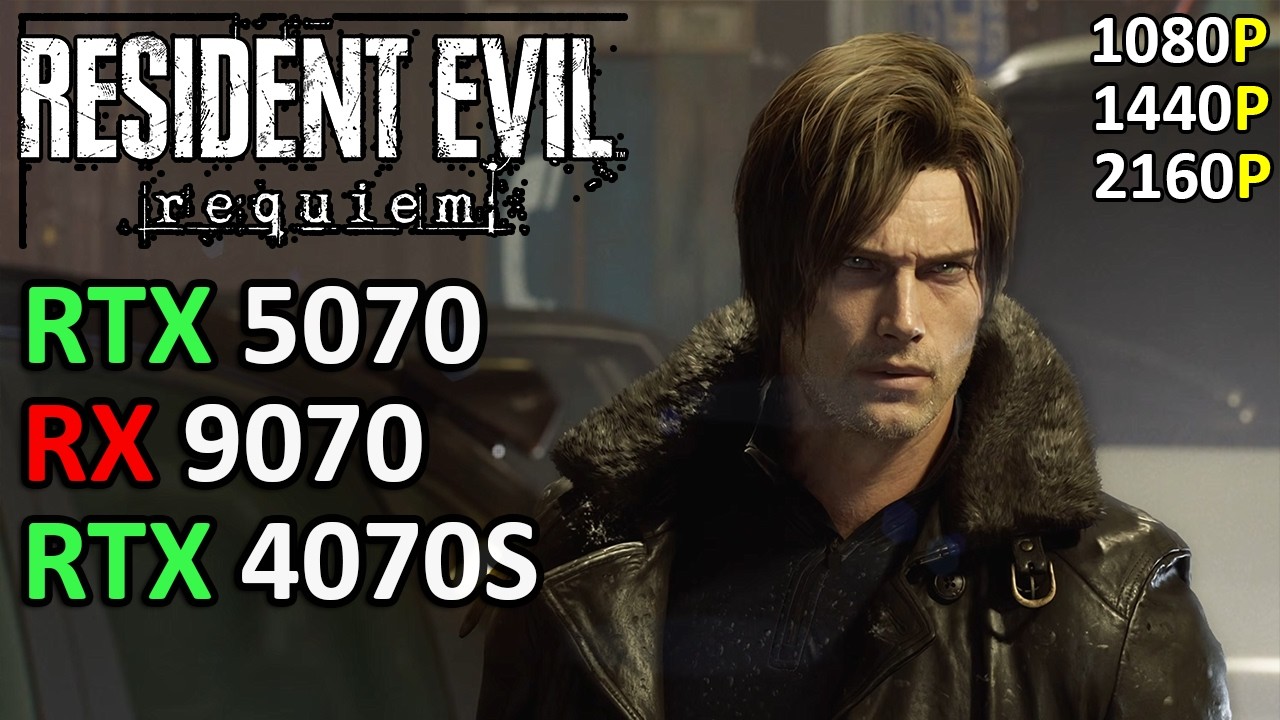 Resident Evil Requiem on RTX 5070, RX 9070, RTX 4070 Super | FSR 4, DLSS 4, Ray/Path Tracing | 2026