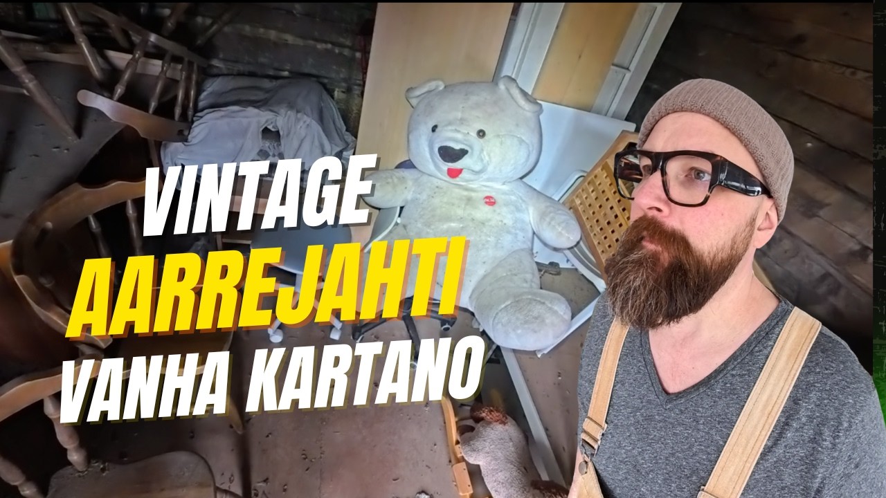 Vintage aarrejahti..Löytyikö vanhasta kartanosta Tynell?