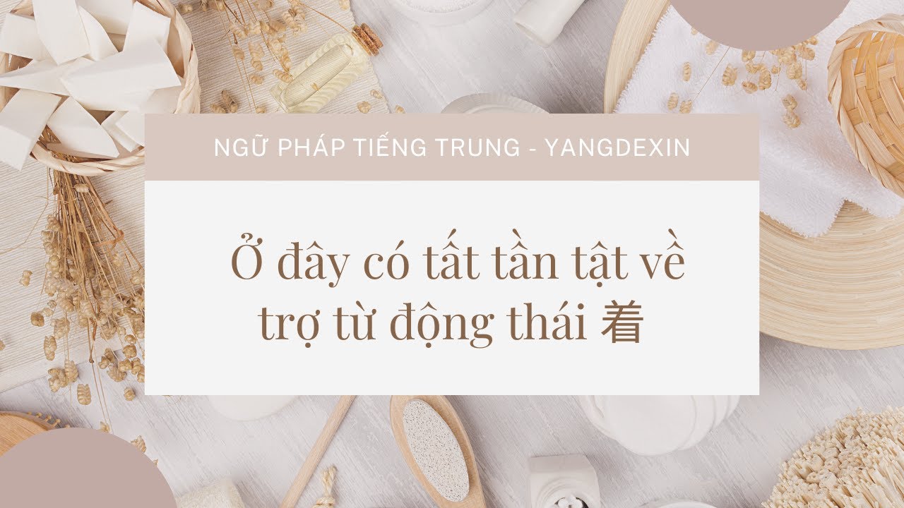 Ngữ Pháp Tiếng Trung: Trợ Từ Động Thái 着 /zhe/ - Siêu Đơn Giản | Yangdexin.