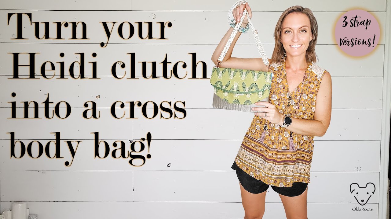 Swoon Heidi Clutch Turned Cross Body Bag - EASY and FAST DIY tutorial!
