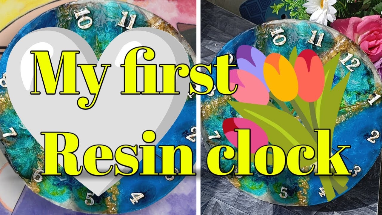 How to make resin wall clock | materials for making resin wall clock| MS Art