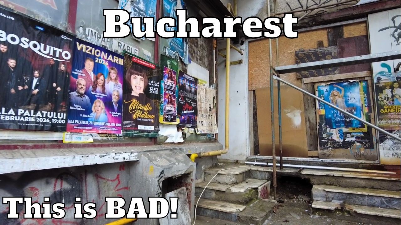 Partea URATA a centrului BUCURESTIULUI - adevarul pe care nu il arata nimeni BUCHAREST ROMANIA BAD 1