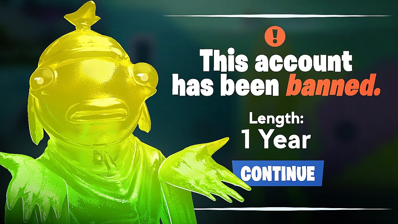 Меня забанили в Fortnite (я не шучу)