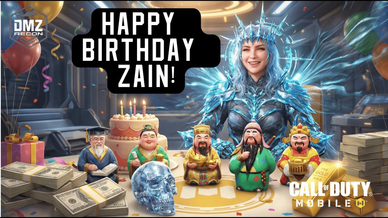 Happy Birthday Zain! CODM DMZ