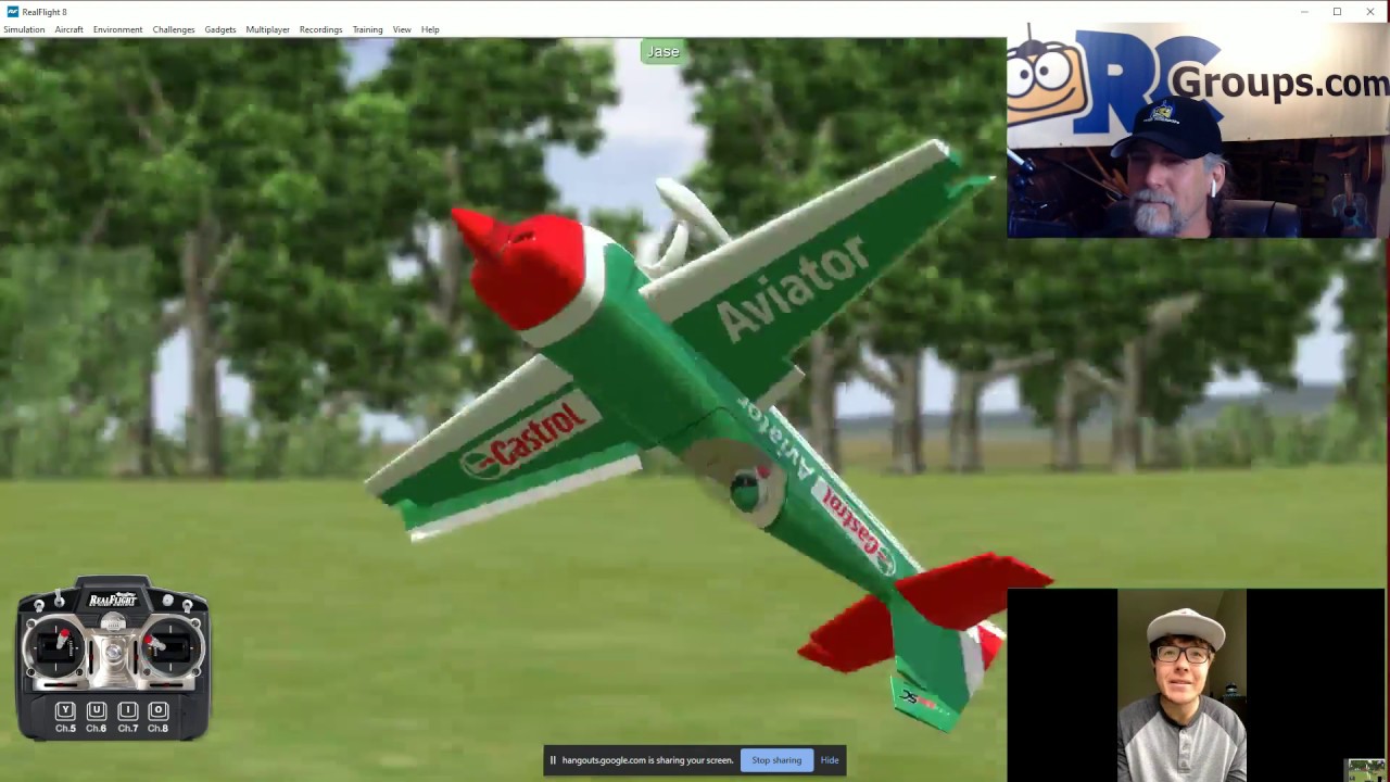 RCGroups Virtual Joe Nall - Jase Dussia Hangs Out and Flys a Noon Demo