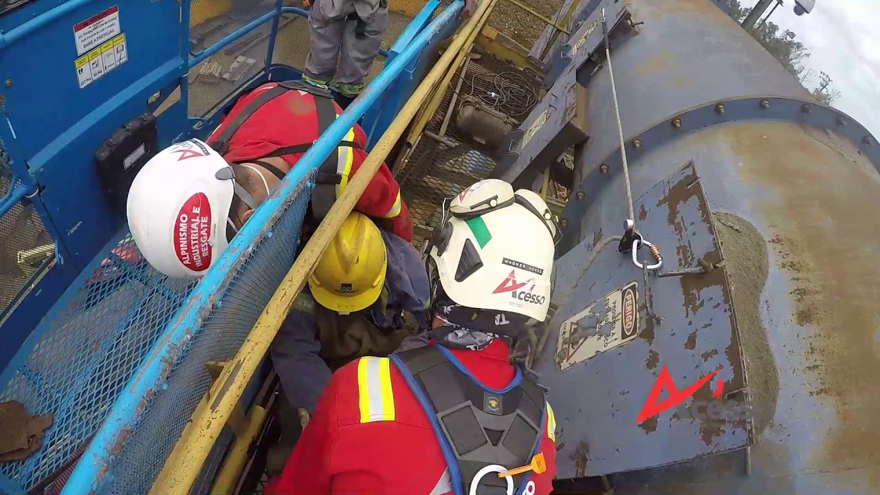 Simulado de Resgate em Espaço Confinado Horizontal