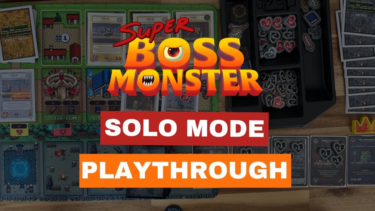 Super Boss Monster Solo Mode Playthrough