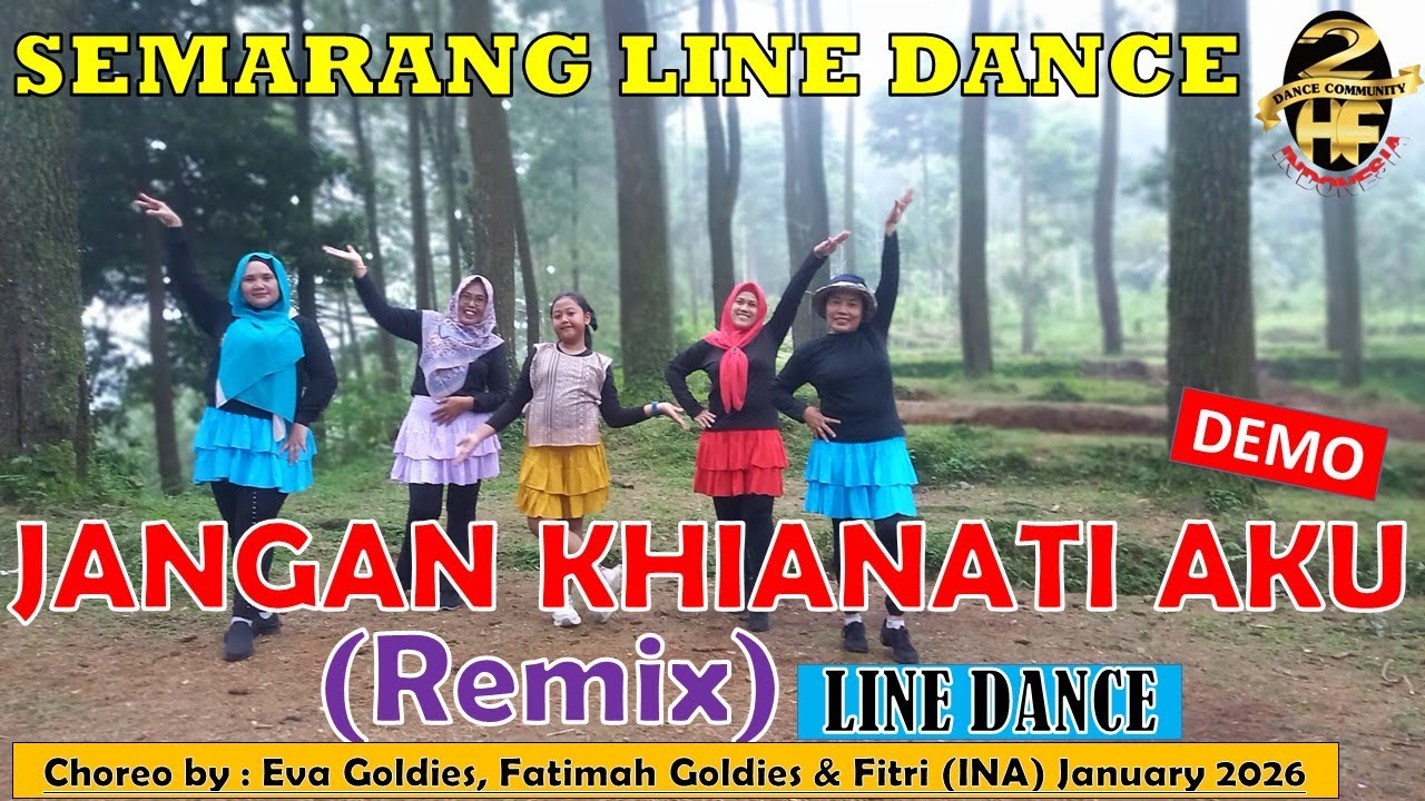 DEMO JANGAN KHIANATI AKU REMIX #linedance | #snld #teratai #jatisari | #darafu | #djremix #trending