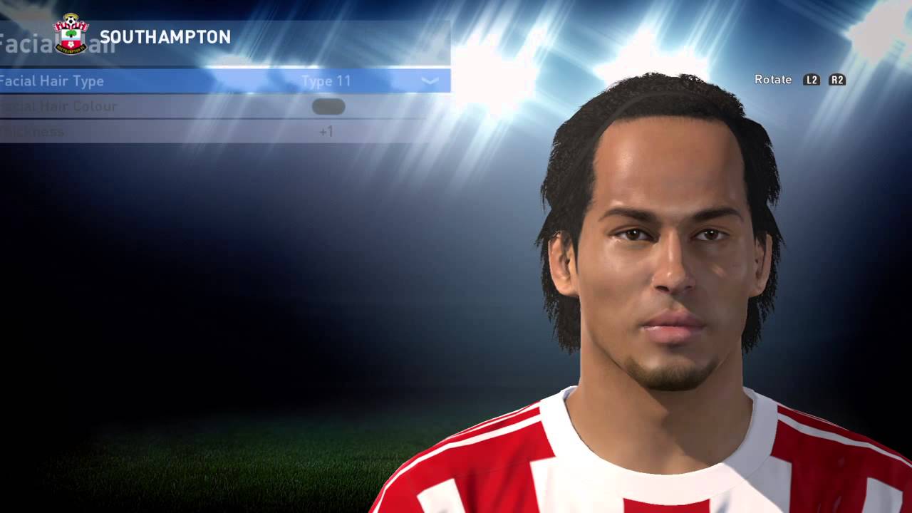 PES 2016 - Virgil van Dijk face build