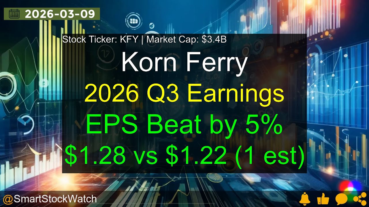 Korn Ferry (KFY|$3.4B) - 2026 Q3 Earnings Analysis