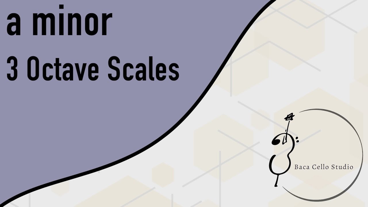 a minor 3 Octave Scales
