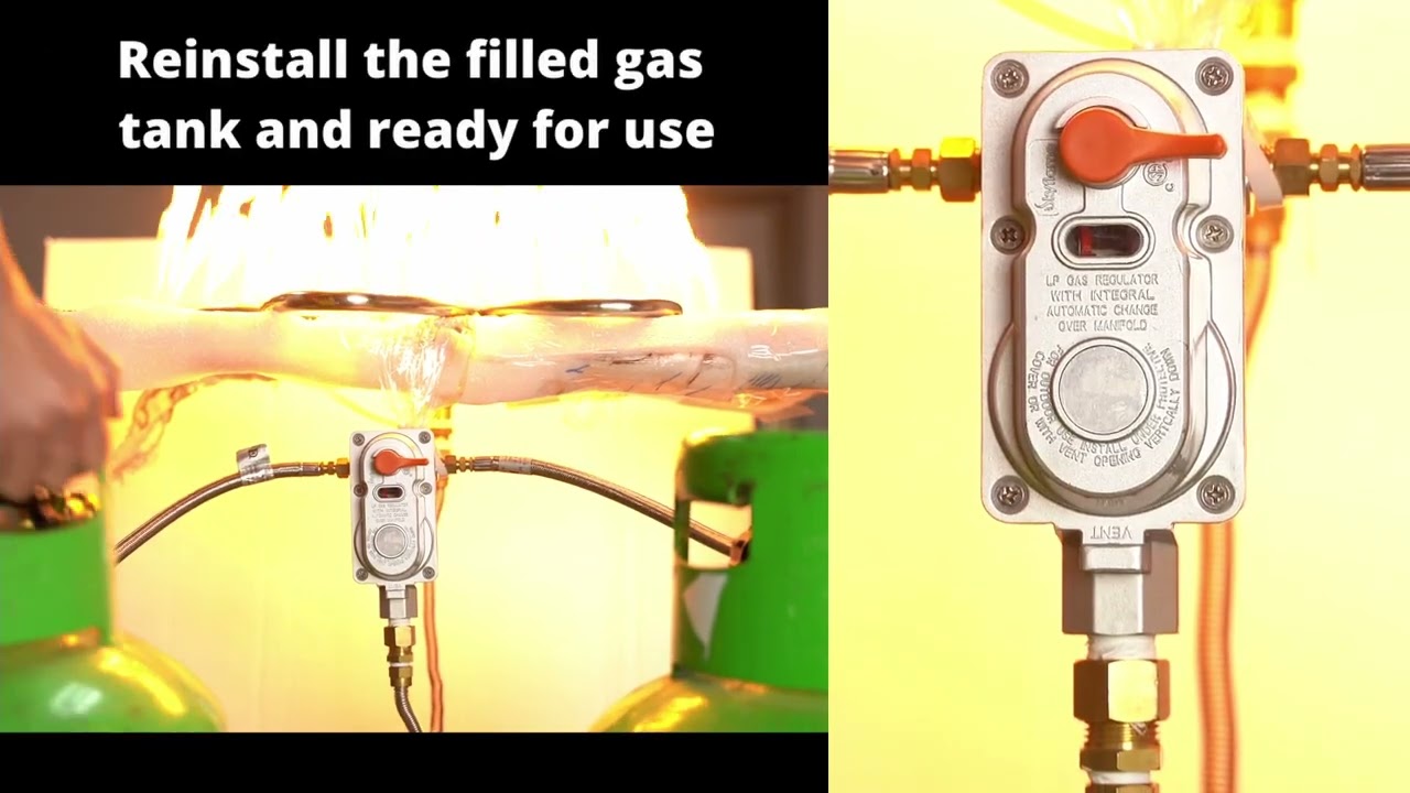 2 Stage Auto Changeover LP Regulator