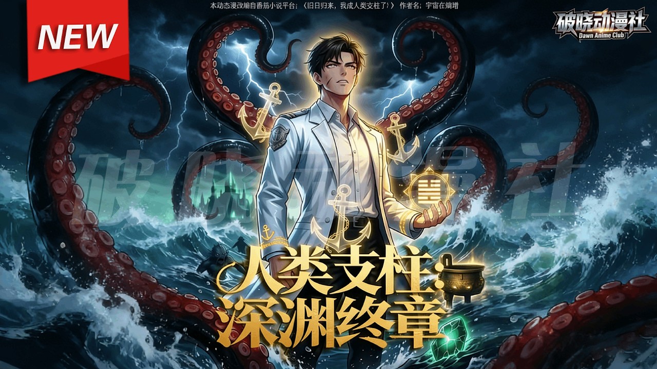 MULTISUB📢新番上线《人类支柱：深渊终章》第1~53集丨穿越者许晨化身人类支柱，在克苏鲁风格末世中，凭善良坚韧与正义之心，对抗不可名状的恐怖，在绝境中守护人类！#漫剧 #破晓动漫社