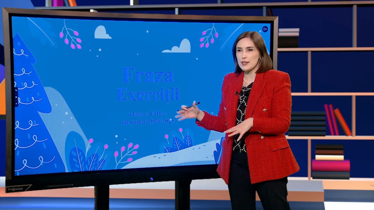 TeleŞcoala: Limba şi literatura română clasa a VIII-a – Fraza - exerciţii (@TVR2)