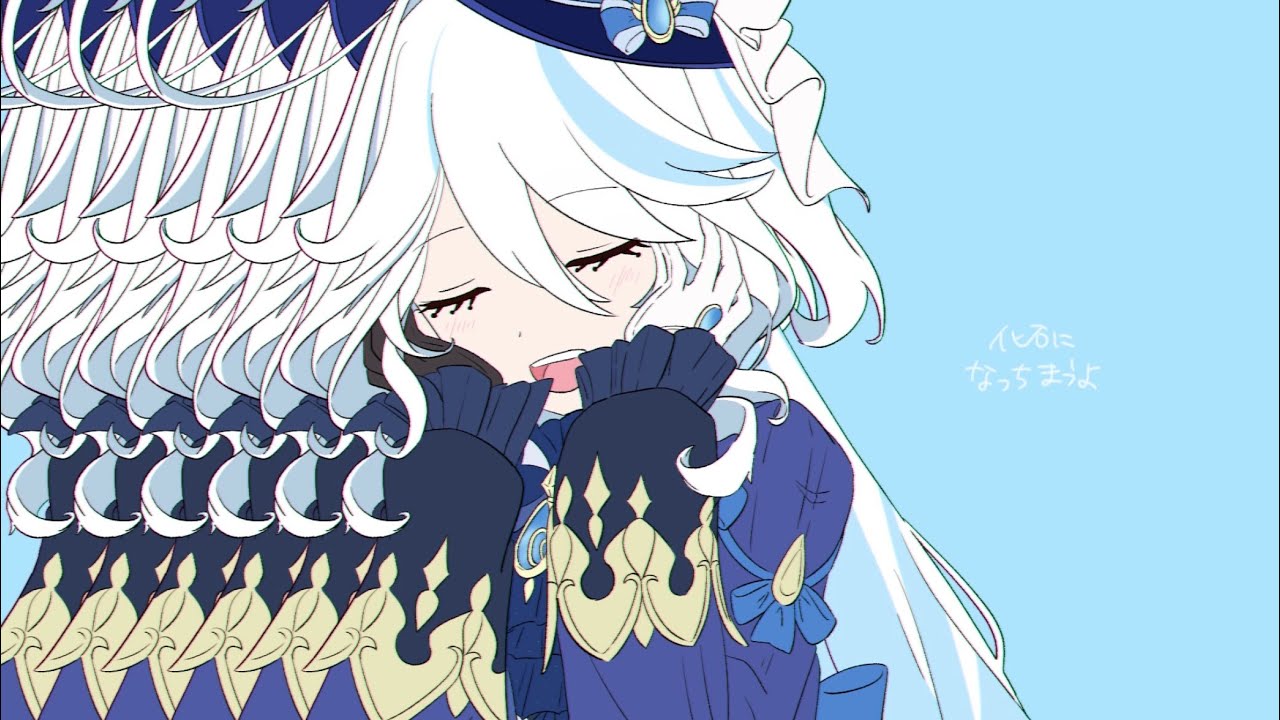 【原神】フリーナできゅうくらりん【手描き】