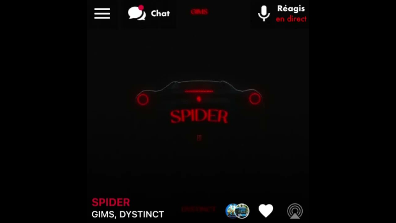 Gims, Dystinct Spider (Version Skyrock)