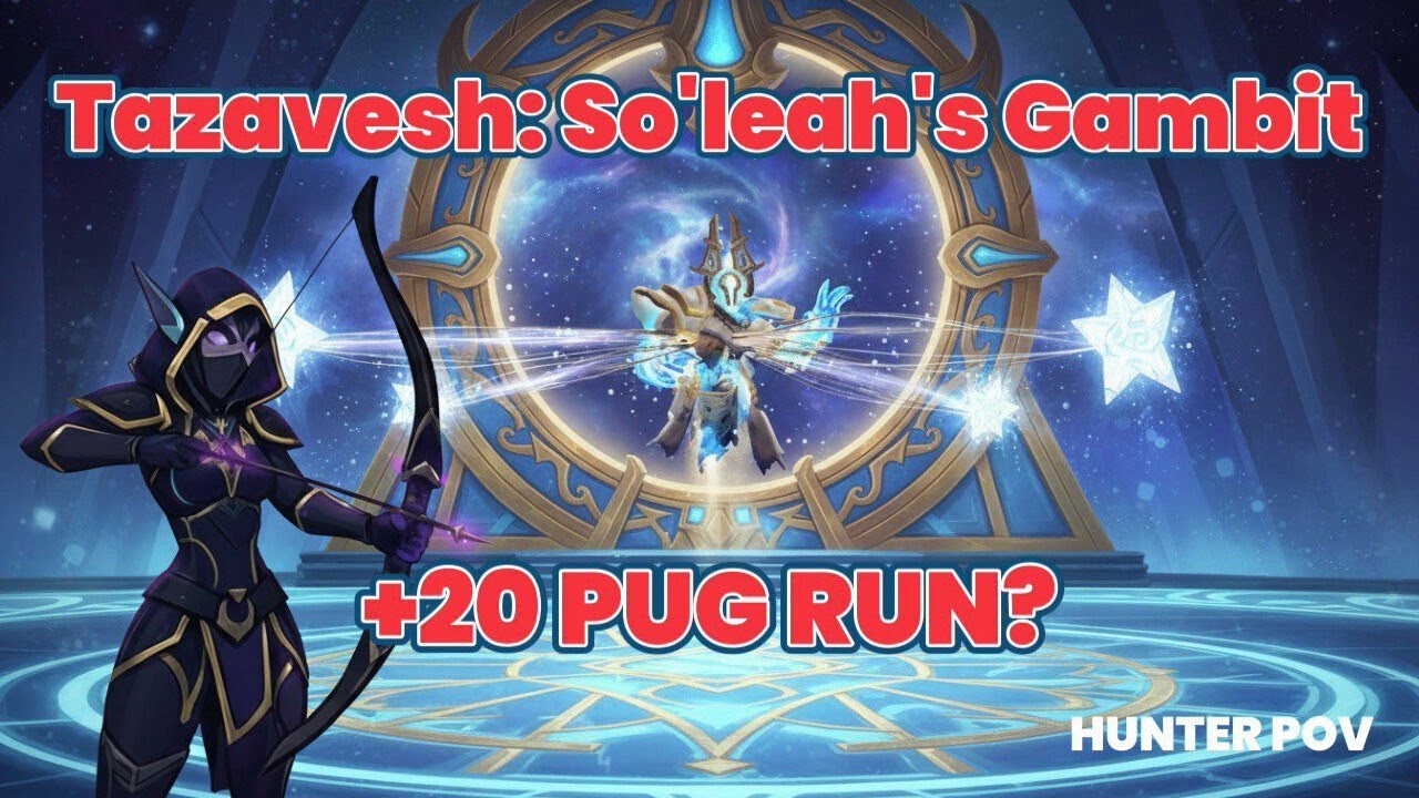Dark Ranger BM Hunter | Tazavesh: So'leah's Gambit +20 | PUG RUN | WOW TWW S3