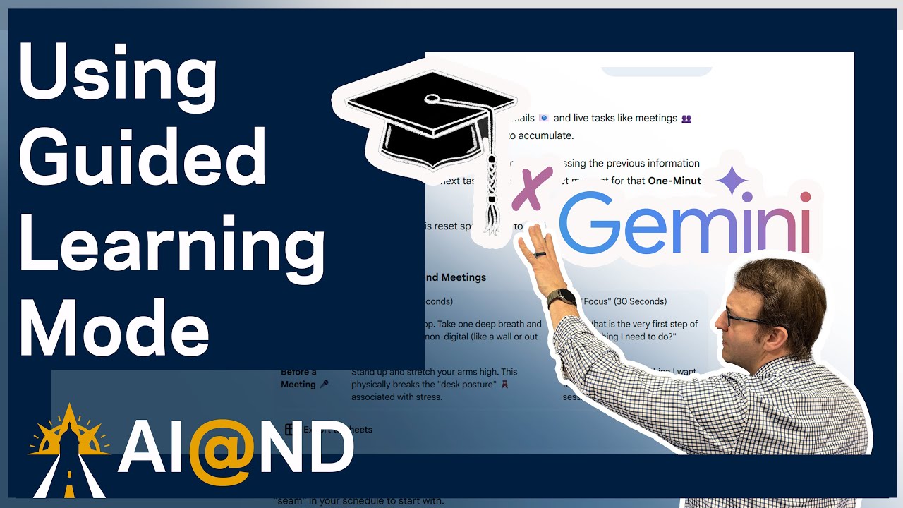 Using Guided Learning Mode - AI@ND Quick Tip - Episode 4