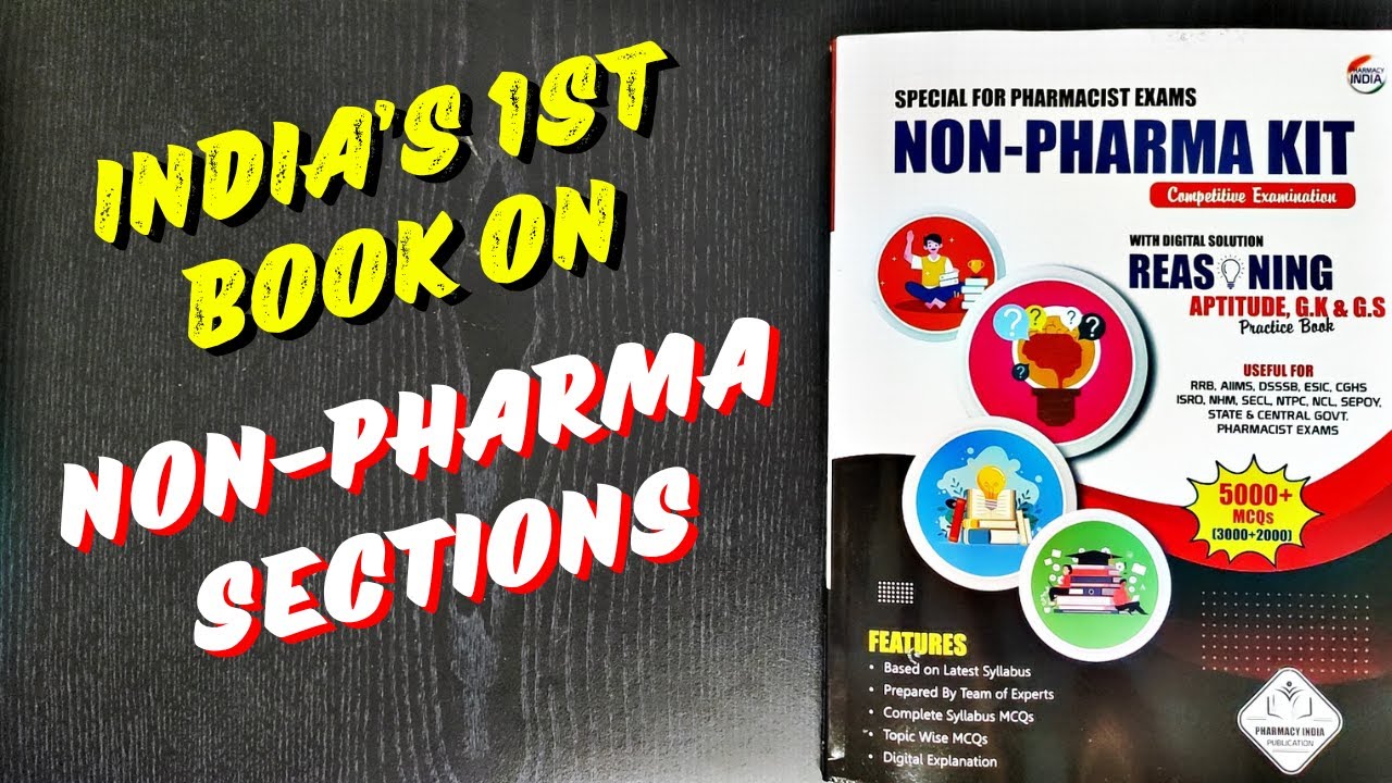 Best Book for Govt Pharmacist Exams | Review of 'Non Pharma Kit' from Pharmacy India