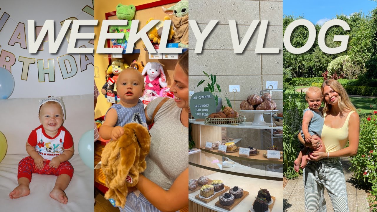 WEEKLY *MOM* VLOG: prepping for 1st birthday, facial, playdate & home decor haul