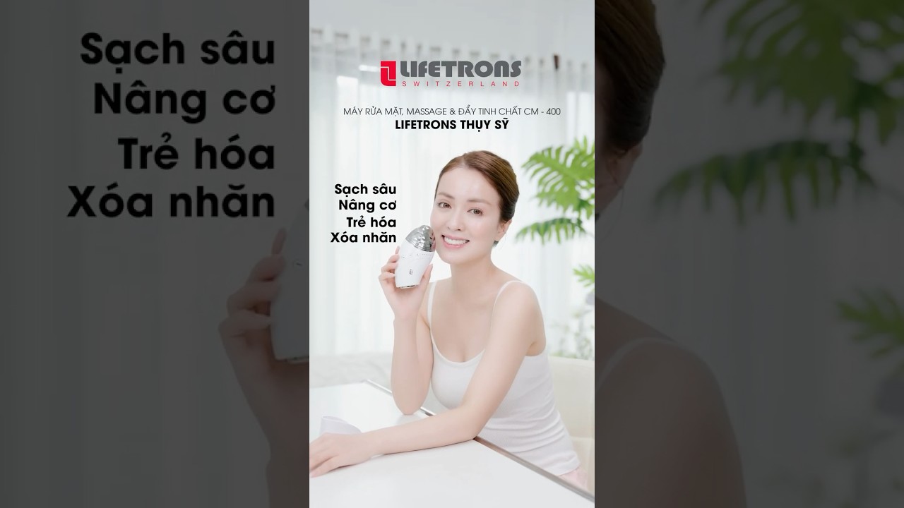 HƯỚNG DẪN SỬ DỤNG M&aacute;y Rửa Mặt, Massage, Đẩy Tinh Chất CM-400 Lifetrons
