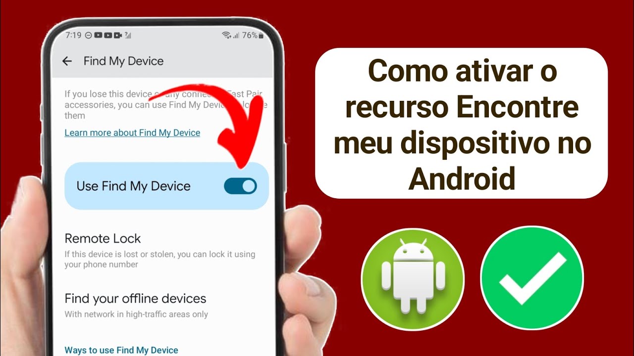 Como ativar o Find my Device no Android 2025 | Use o Find My Android Device