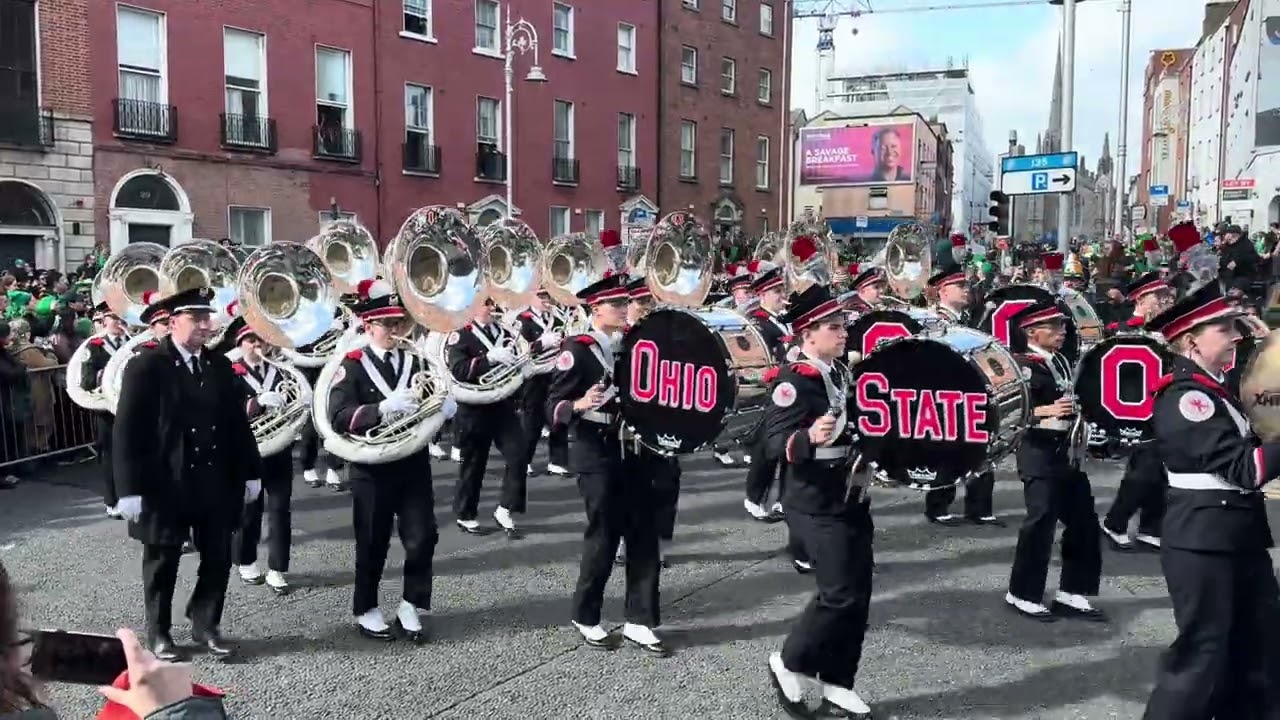 Saint Patrick’s Day Parade 2026, Dublin Ireland: The Ohio State University Marching Band