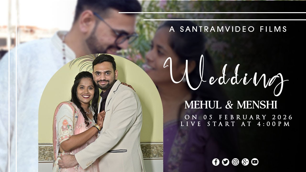 Mehul & Menshi | Wedding Ceremony | Santram Video | 9824466704