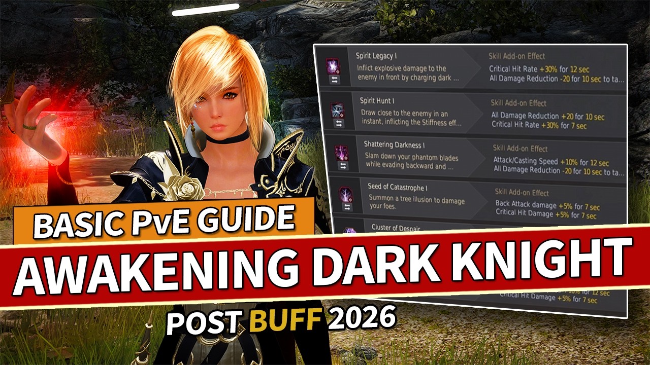 Awakening Dark Knight Basic PvE Guide in Black Desert - Is It Good Now?