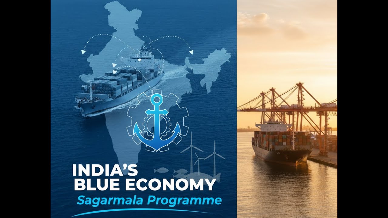 India&rsquo;s Blue Economy Explained | Inside the Sagarmala Programme | Bharat Macro