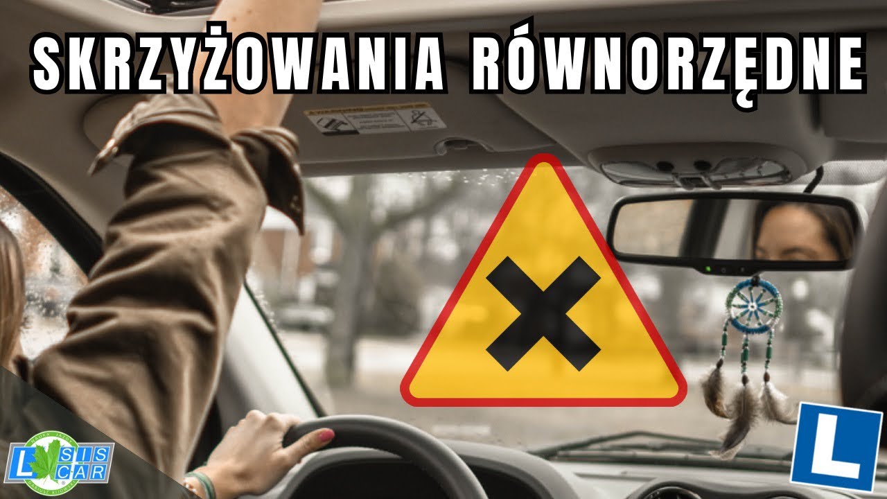 Skrzyżowania równorzędne- zasady przejazdu ❌